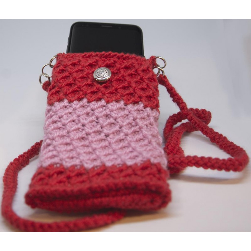 Torebka - etui do smartfonów – ręcznie robiona – nr kat. (EDS18)