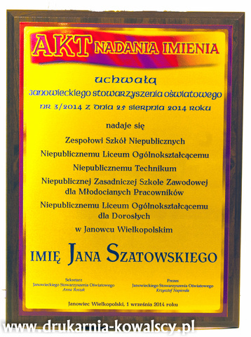AKT NADANIA IMIENIA