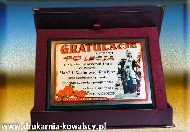 gratulacje 40 lat