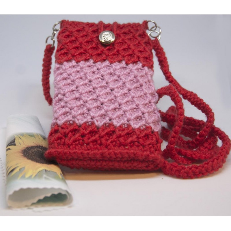 Torebka - etui do smartfonów – ręcznie robiona – nr kat. (EDS18)