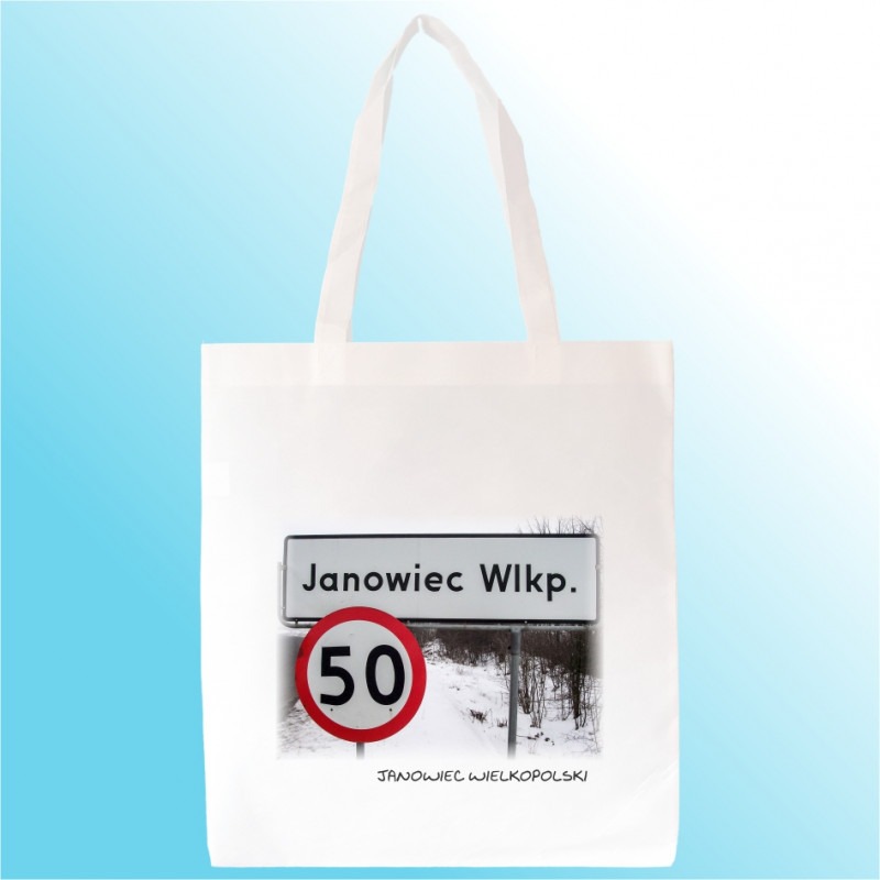 TORBA REKLAMOWA Z EKOLOGICZNEJ TKANINY - JANOWIEC 13