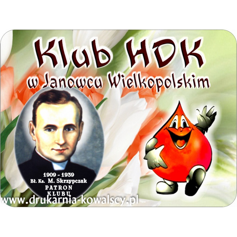 MAGNESIK na lodówkę z PROJEKTEM Klienta.