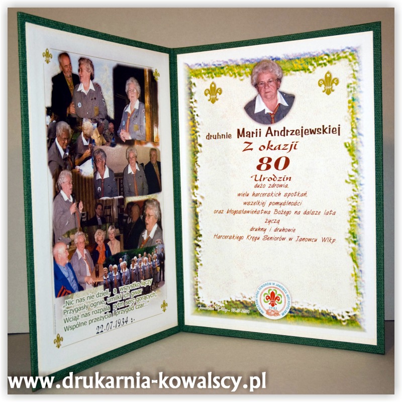DYPLOM OKOLICZNOŚCIOWY W TECZCE.