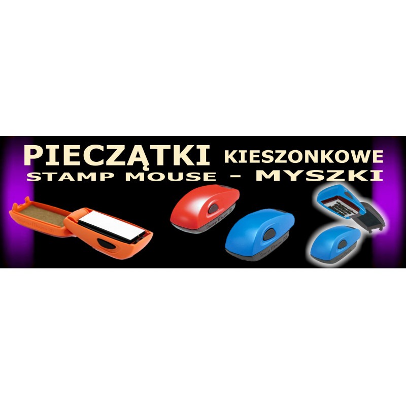 PIECZĄTKA KIESZONKOWA STAMP MOUSE - MYSZKA 30