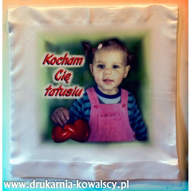 PODUSZKI 38x40 cm Z DWUSTRONNYM NADRUKIEM