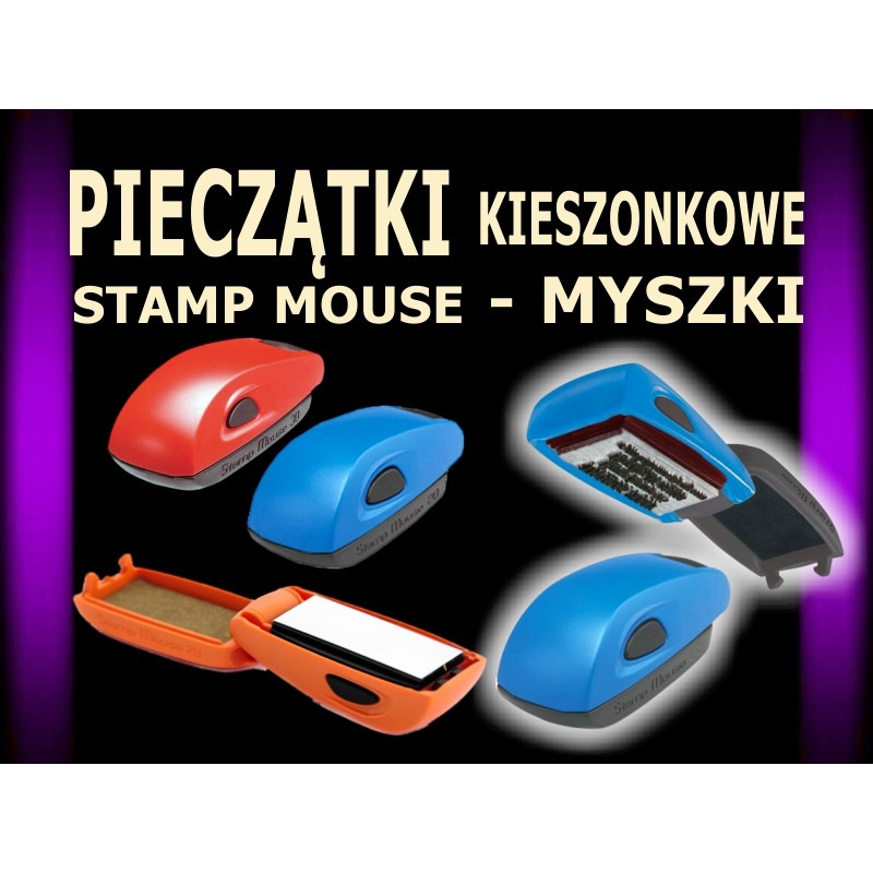 PIECZĄTKA KIESZONKOWA STAMP MOUSE - MYSZKA 30