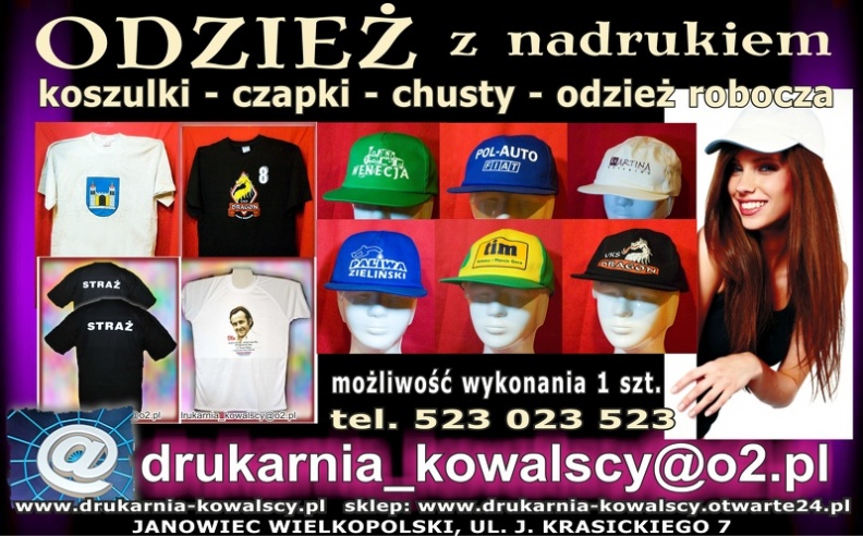 ODZIEŻ Z NADRUKIEM