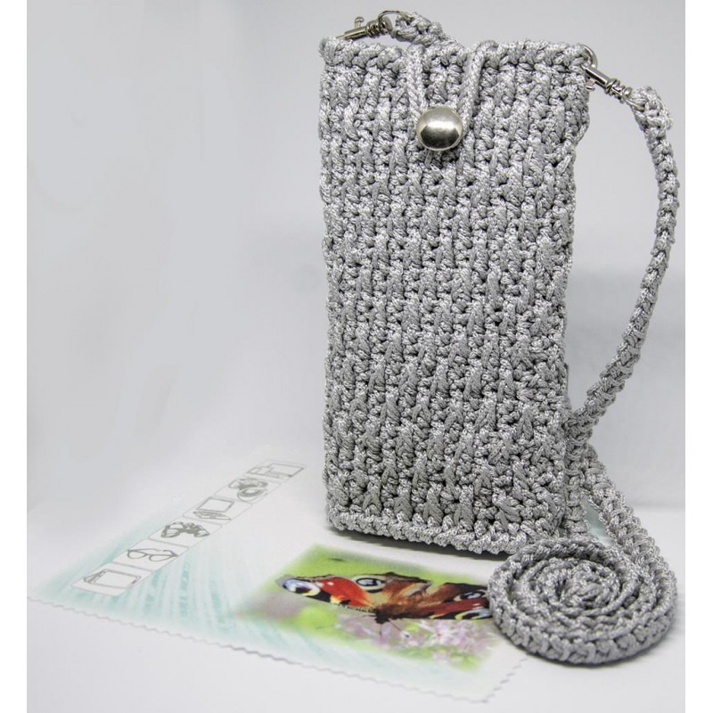 Torebka - etui do smartfonów – ręcznie robiona – nr kat. (EDS6)