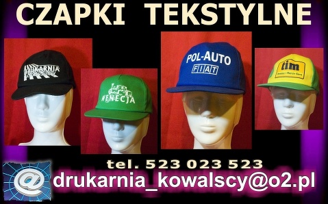 CZAPKI TEKSTYLNE