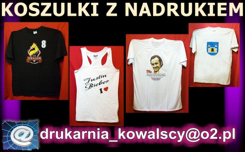 KOSZULKI Z NADRUKIEM