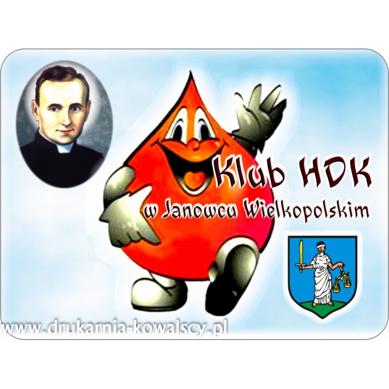 MAGNESIK na lodówkę z PROJEKTEM Klienta.