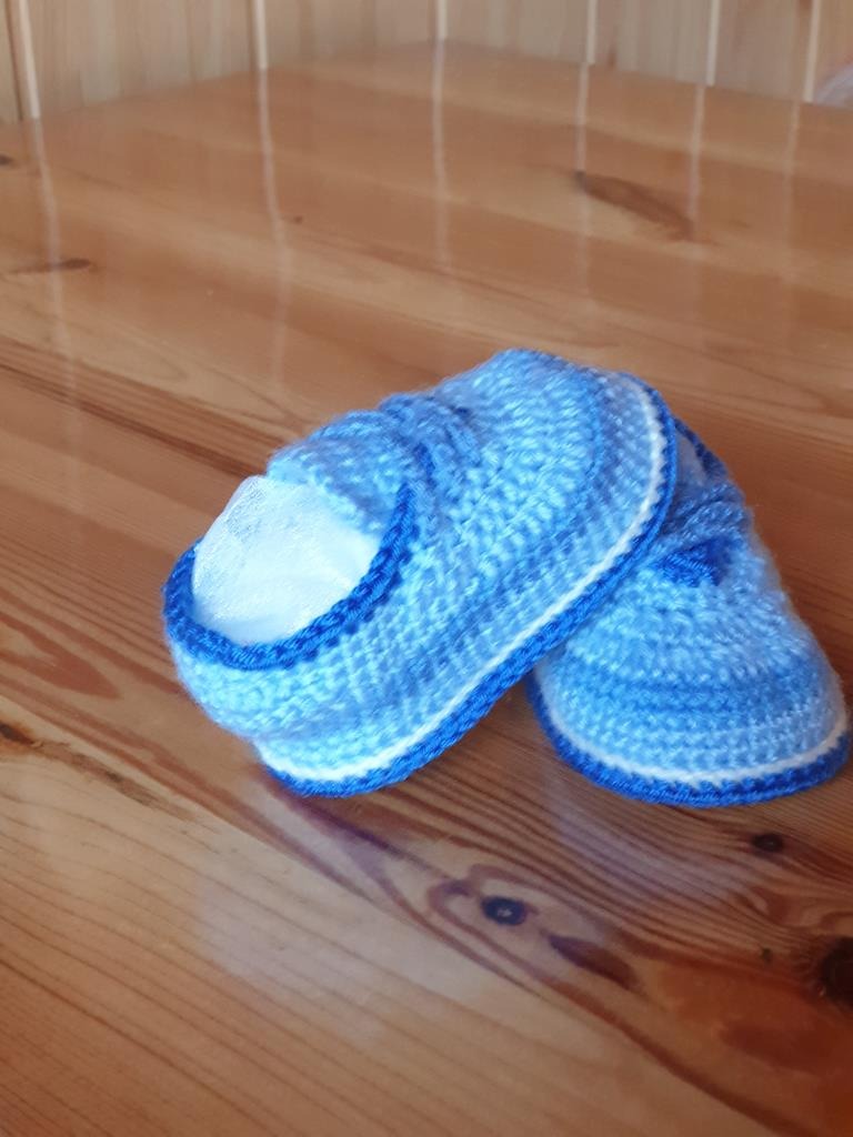 Tenisówki wełniane dla malucha - ręcznie robione - NOWE (1)