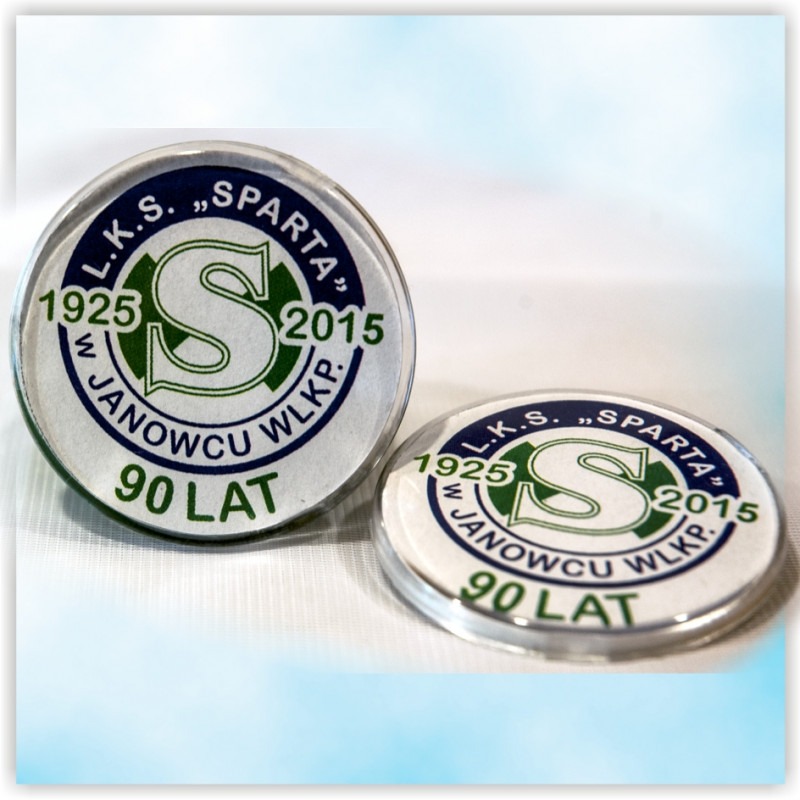 PLAKIETKA AKRYLOWA „LKS Sparta - 90 lat” (P1).