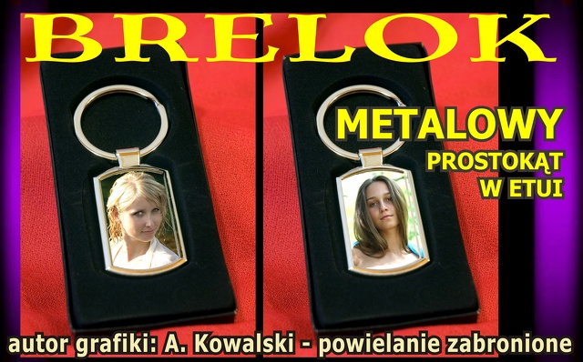 BRELOK PROSTOKĄT 3 2015
