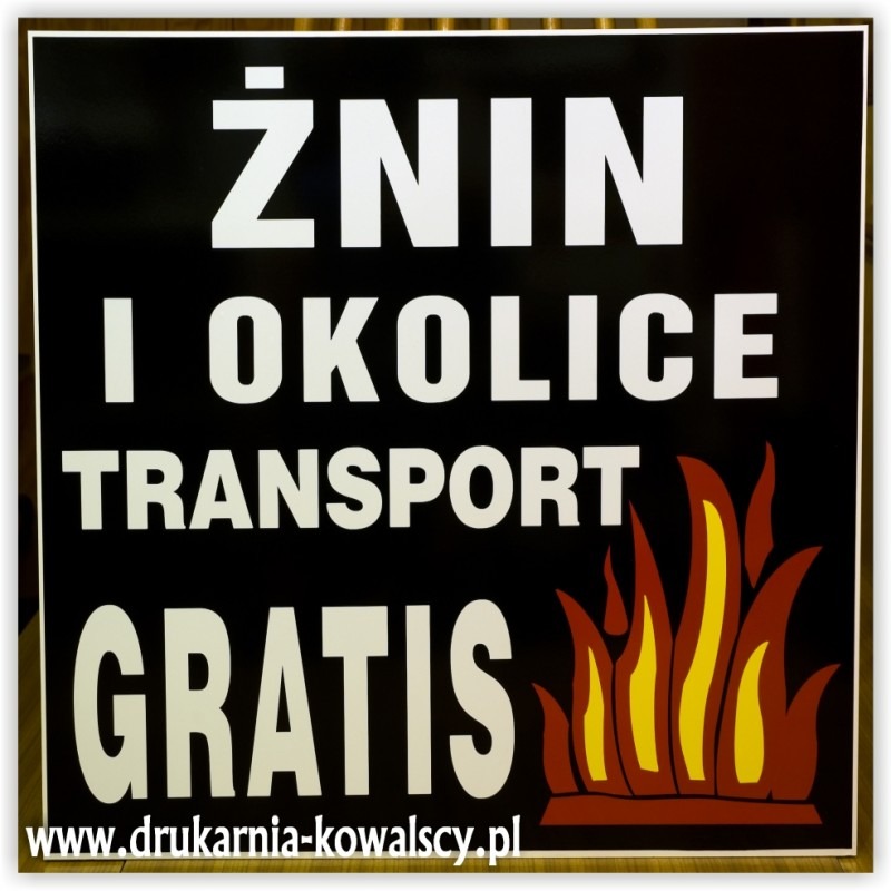 TABLICA INFORMACYJNA, SZYLD o wymiarze 70x40 cm