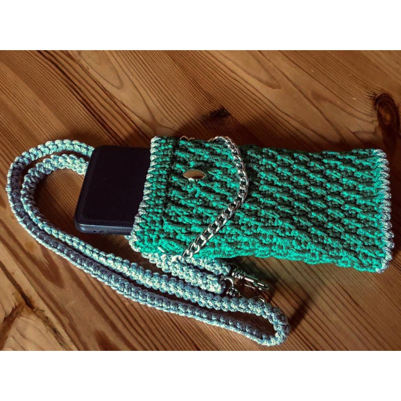 Torebka - etui do smartfonów – ręcznie robiona – nr kat. (EDS2)