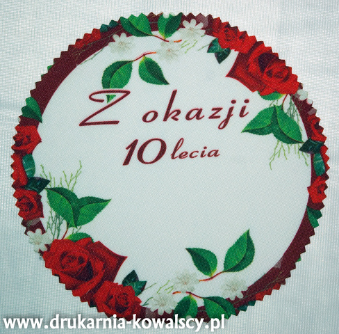 serwetka z okazji 10 lecia