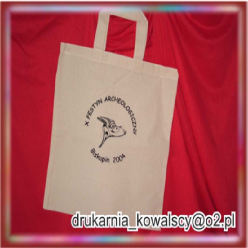 TORBA REKLAMOWA 38x40 cm, Z TKANINY BAWEŁNIANEJ – z Państwa indywidualnym nadrukiem.
