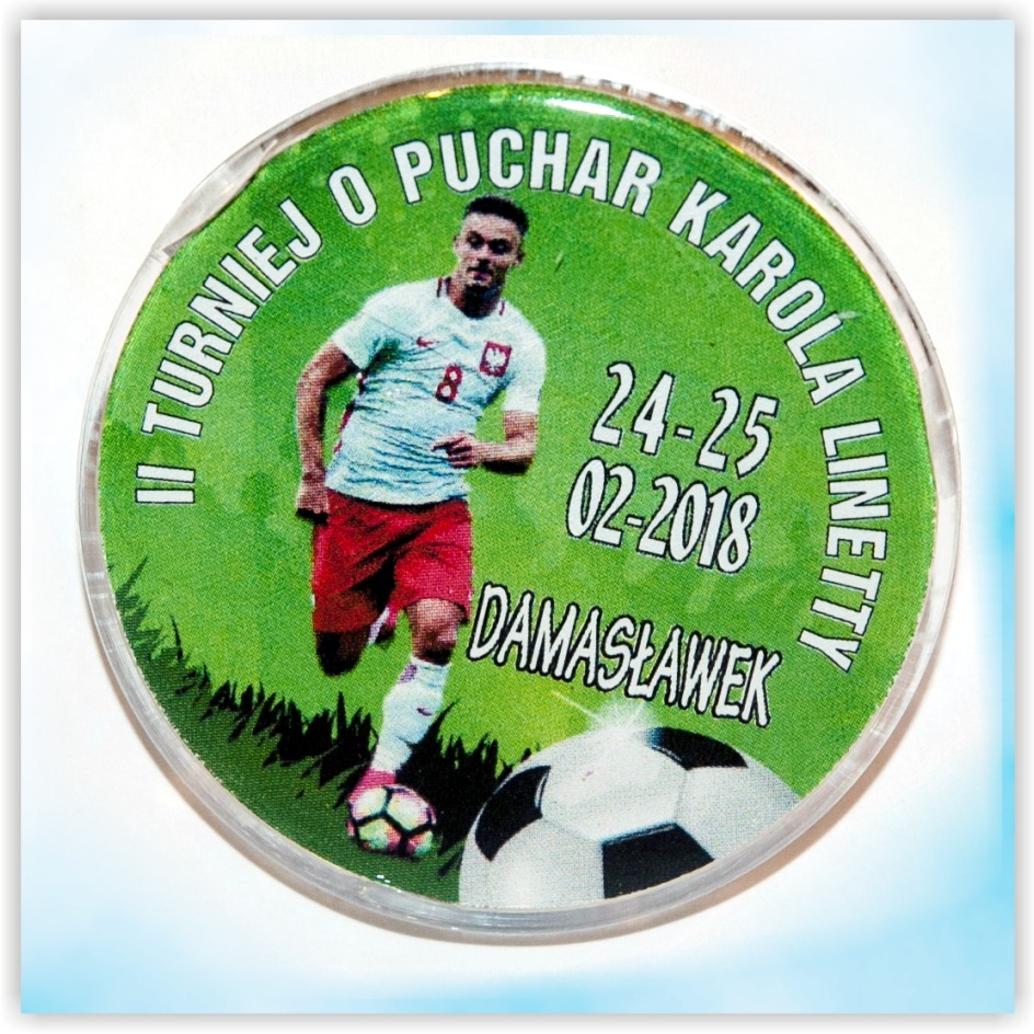 PLAKIETKA AKRYLOWA „II Turniej o puchar Karola Linetty 2018” (P4)
