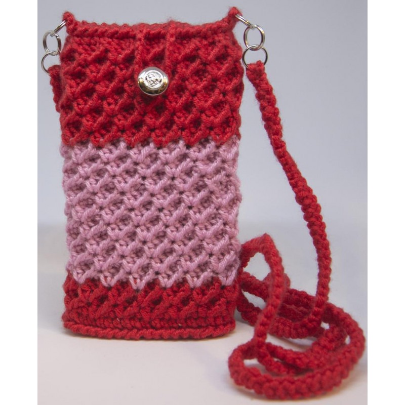 Torebka - etui do smartfonów – ręcznie robiona – nr kat. (EDS18)