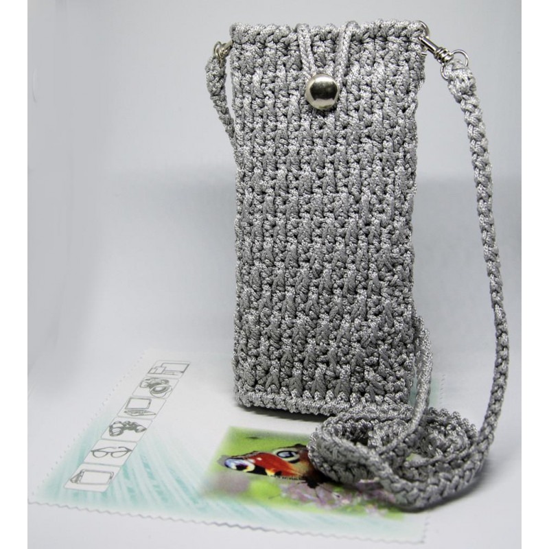 Torebka - etui do smartfonów – ręcznie robiona – nr kat. (EDS6)