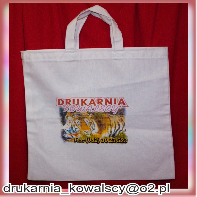 TORBA REKLAMOWA 38x40 cm, Z TKANINY BAWEŁNIANEJ – z Państwa nadrukiem.