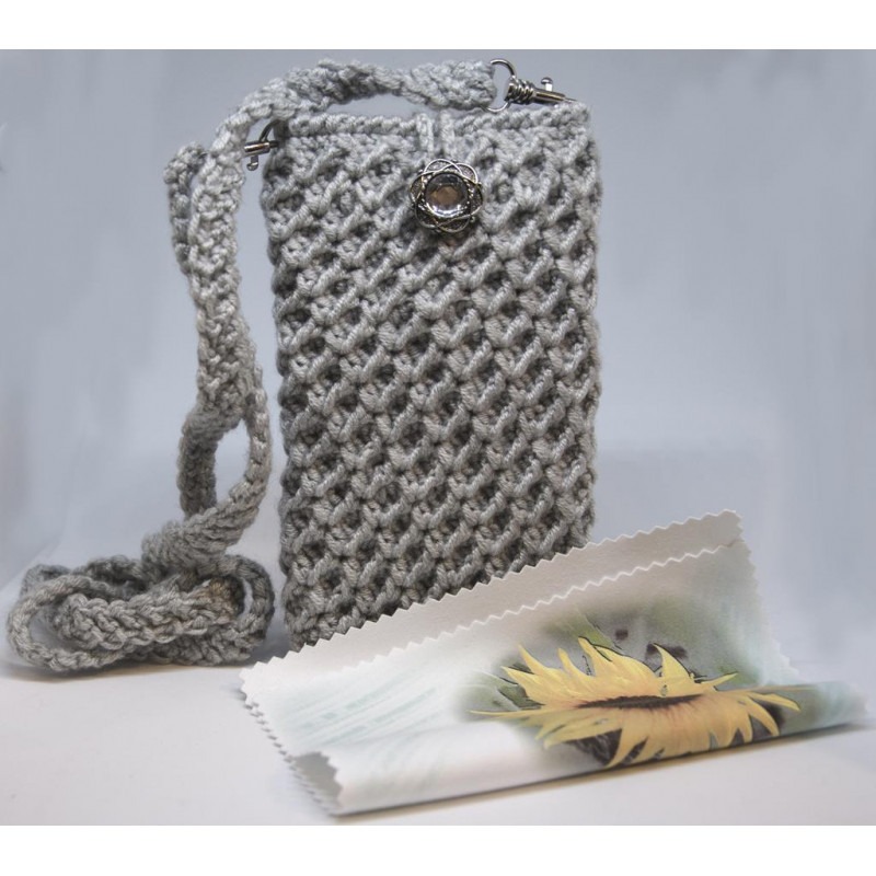 Torebka - etui do smartfonów – ręcznie robiona – nr kat. (EDS17)