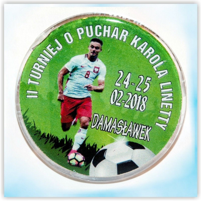 PLAKIETKA AKRYLOWA „II Turniej o puchar Karola Linetty 2018” (P4)