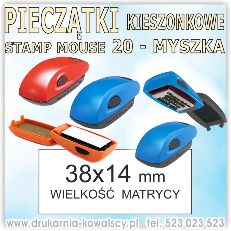 PIECZĄTKA KIESZONKOWA STAMP MOUSE - MYSZKA 30